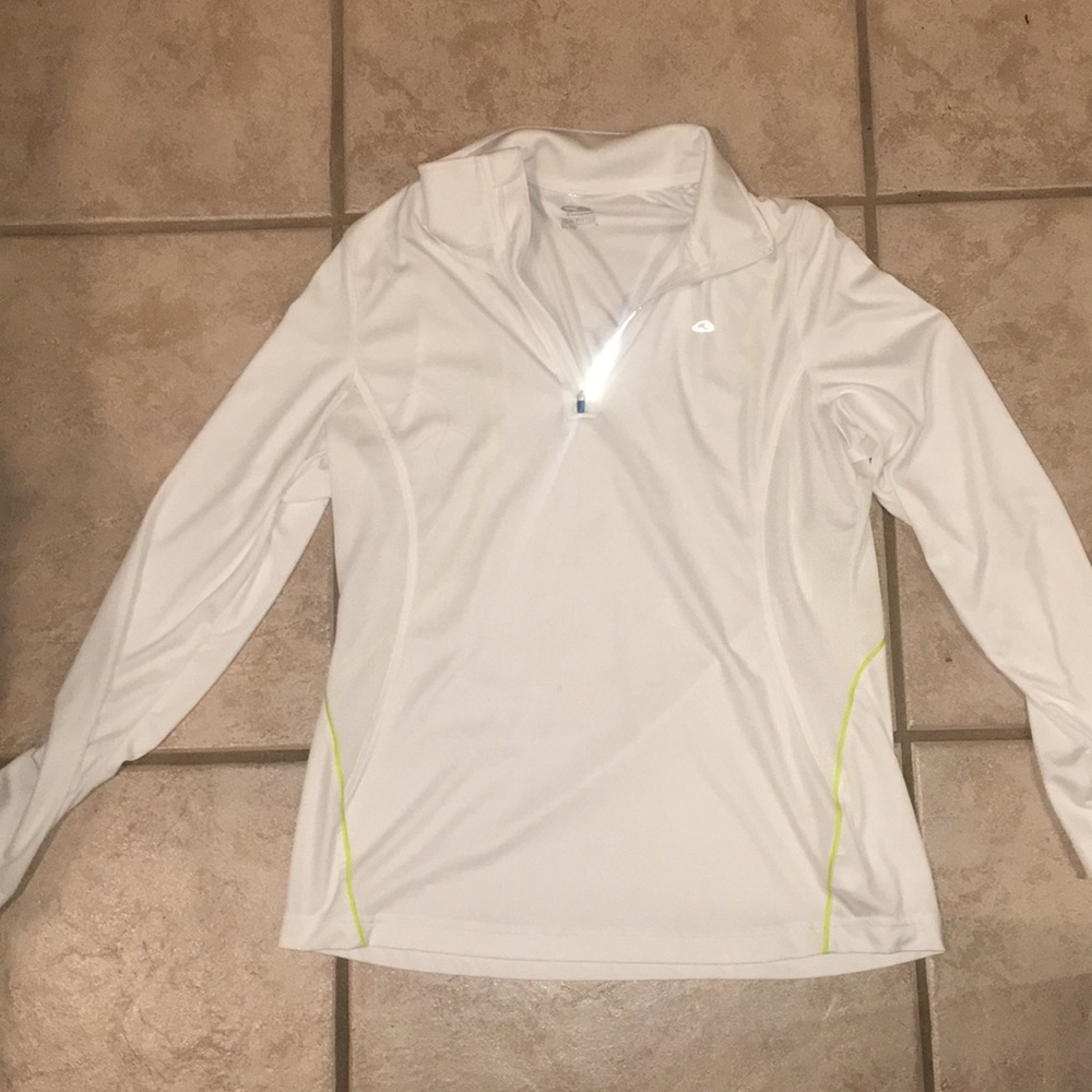 White Champion Semi Fitted Pull Over